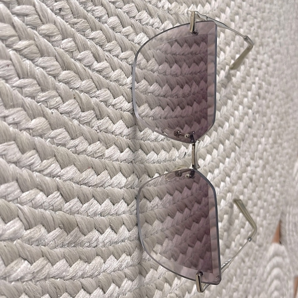 Longchamp Gradient Rectangular Aviator Sunglasses - image 2